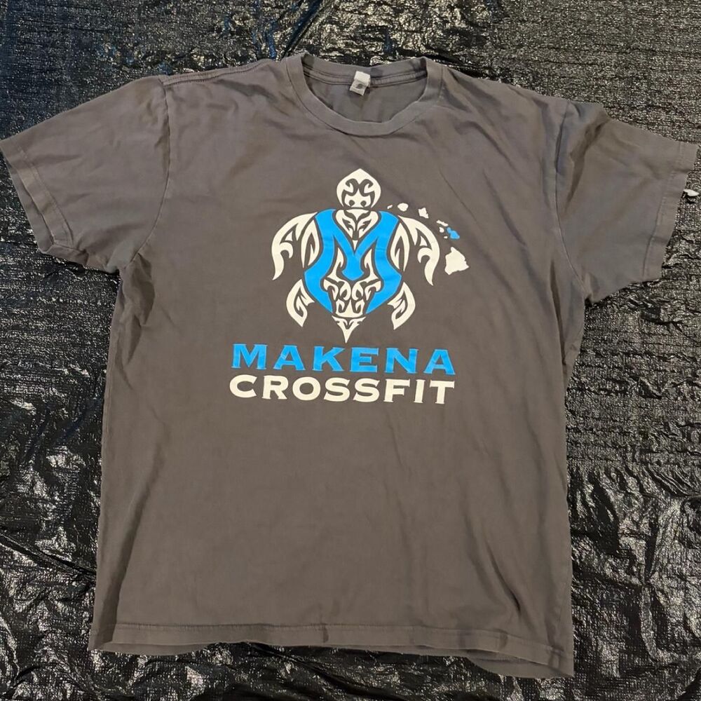 Unbranded Men's Grey and Black T-shirt